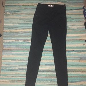 Black high waisted skinny jeans